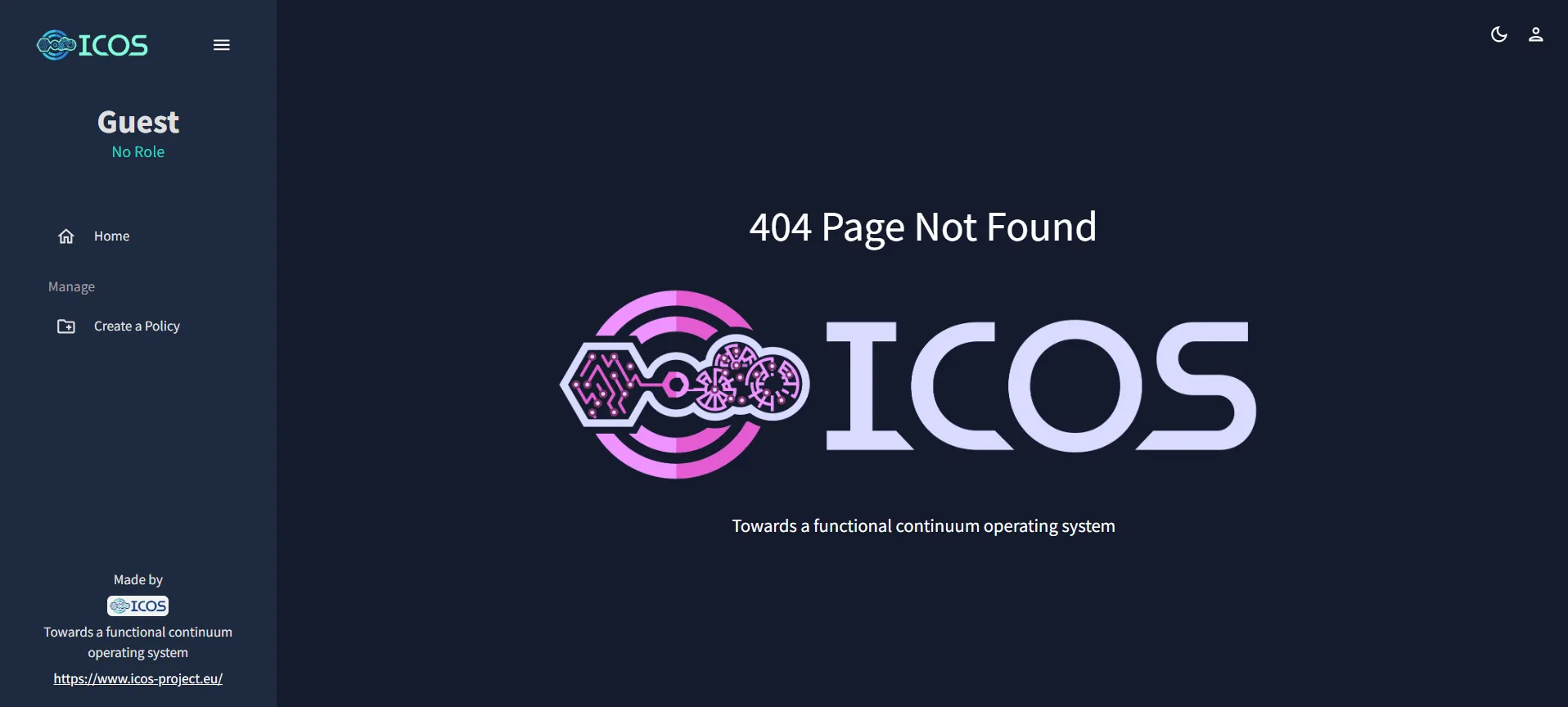 404 Error Page